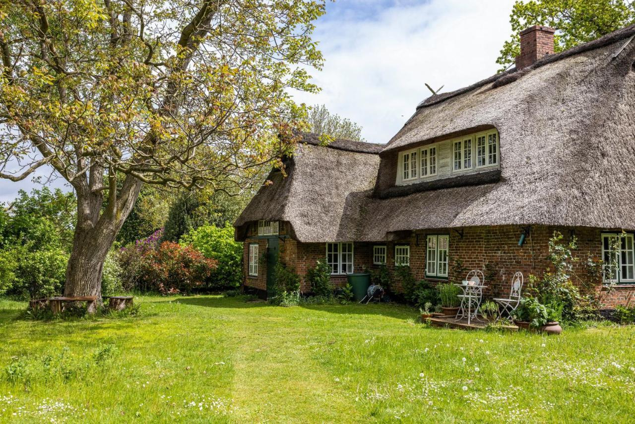 Ferienwohnung Reetdachhaus Bischoff Kuden Exterior foto