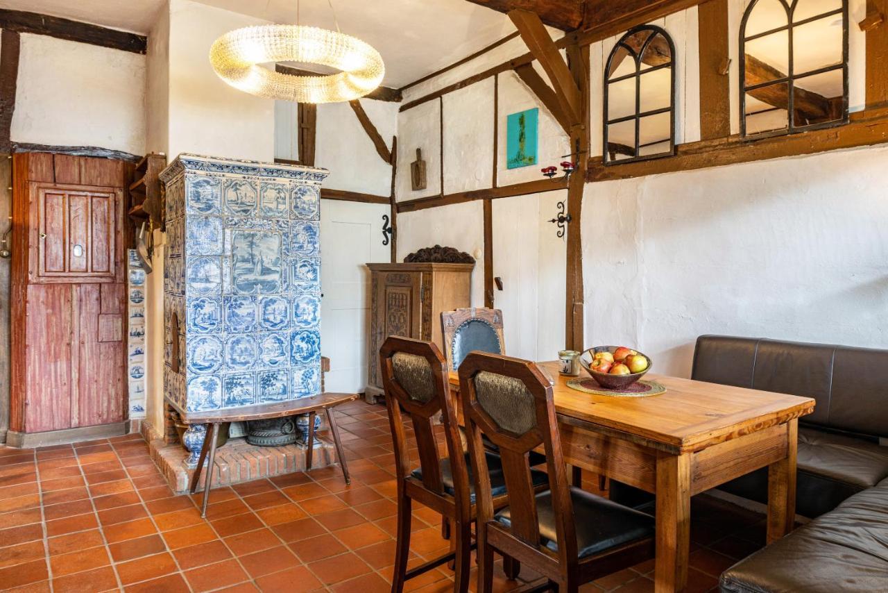 Ferienwohnung Reetdachhaus Bischoff Kuden Exterior foto